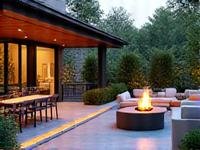 Peterson Family's Ballantyne Outdoor Living Area